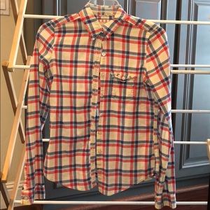 Hollister plaid shirt